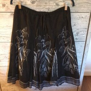 White House Black Market Midi Skirt